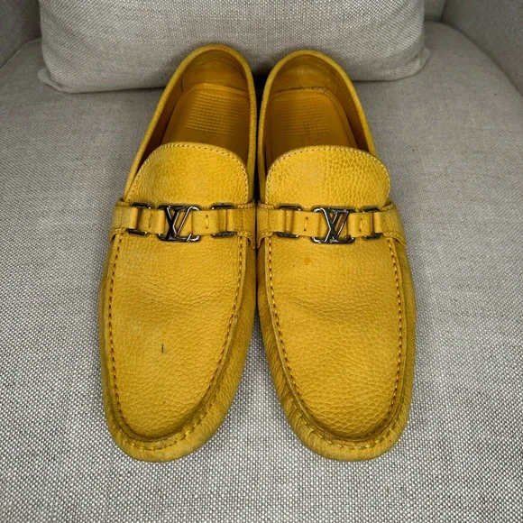Yellow Louis Vuitton moccasins Men main image 4